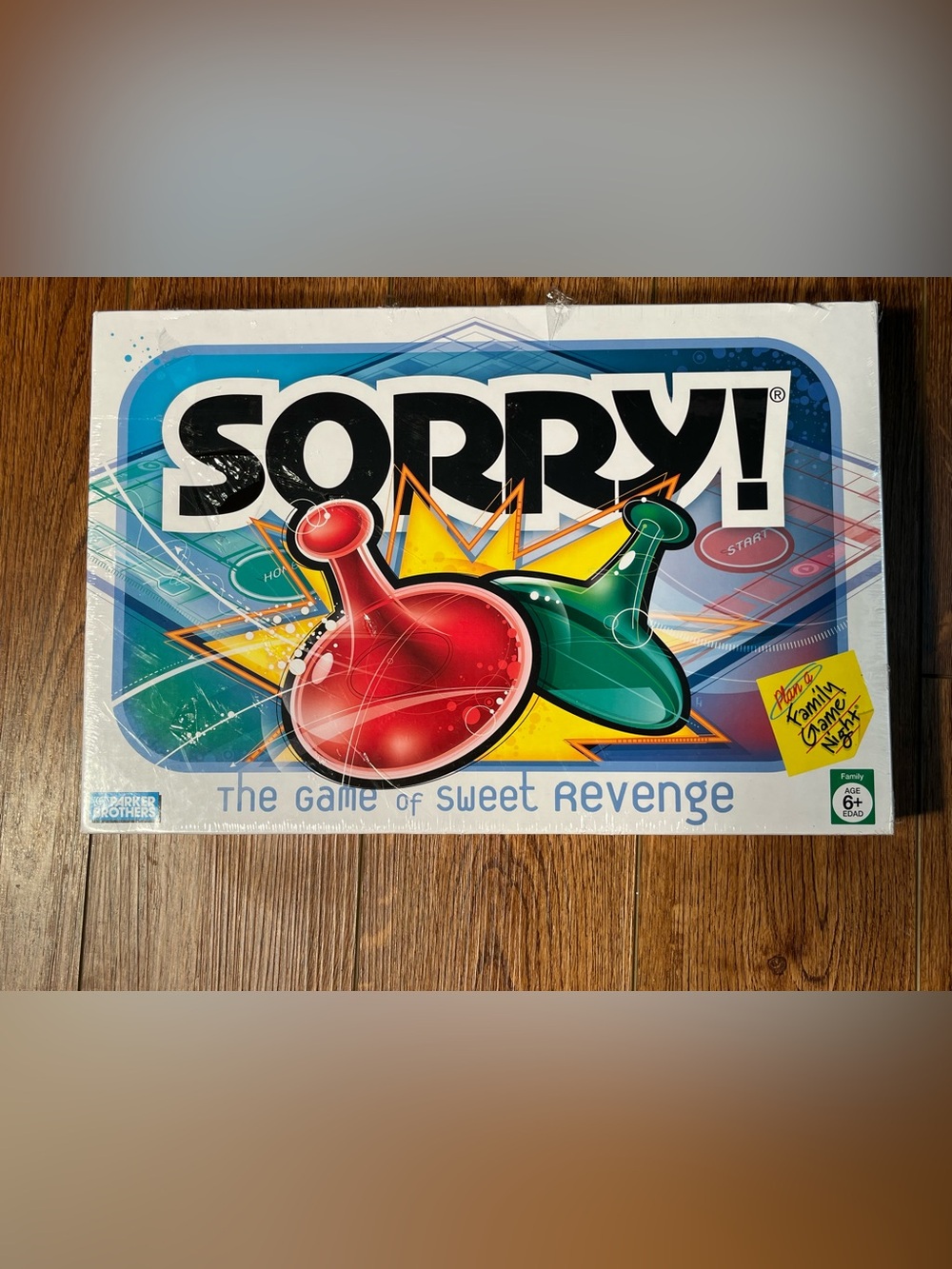 New Hasbro Sorry! Board Game The Game of Sweet Revenge Family Age 6+